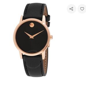 Movado Classic Quartz Black Museum Dial Ladies Watch